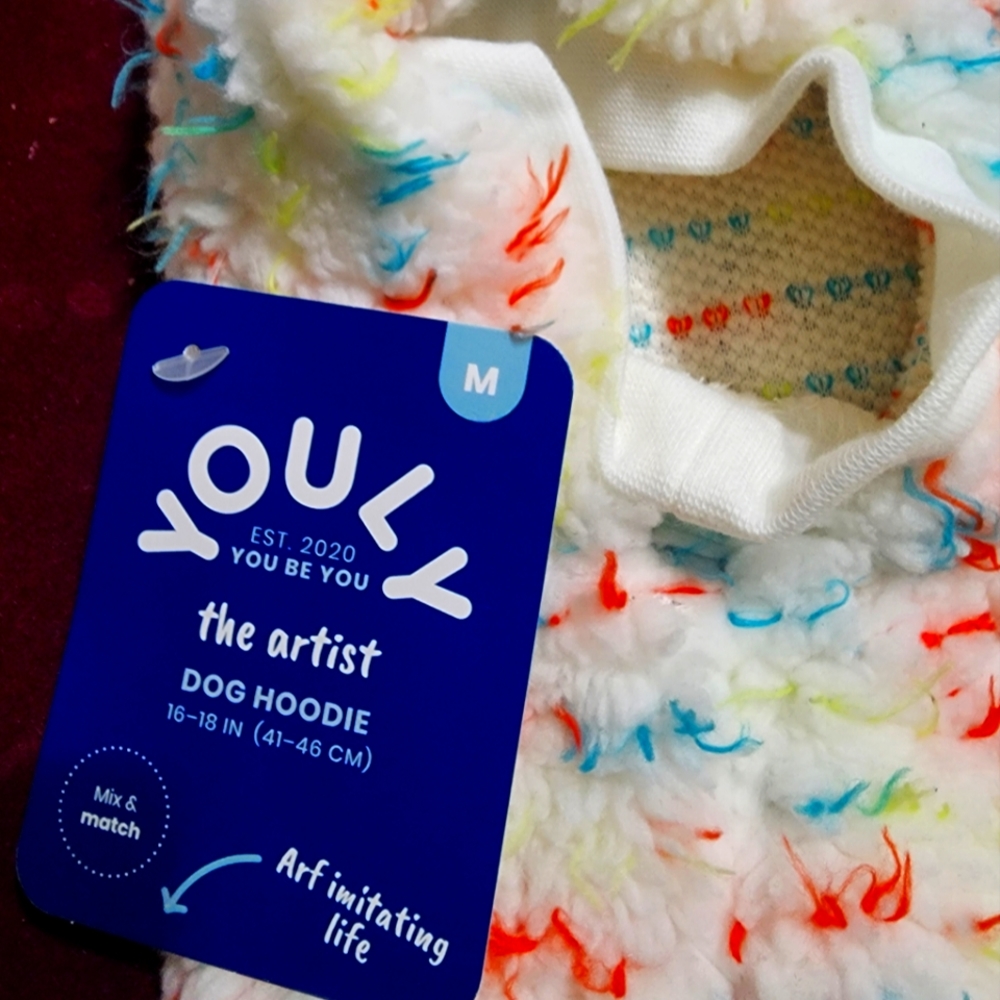 YOULY DOG Fuzzy Cozy Zipper Hoodie - the artist - Picture 9 of 13